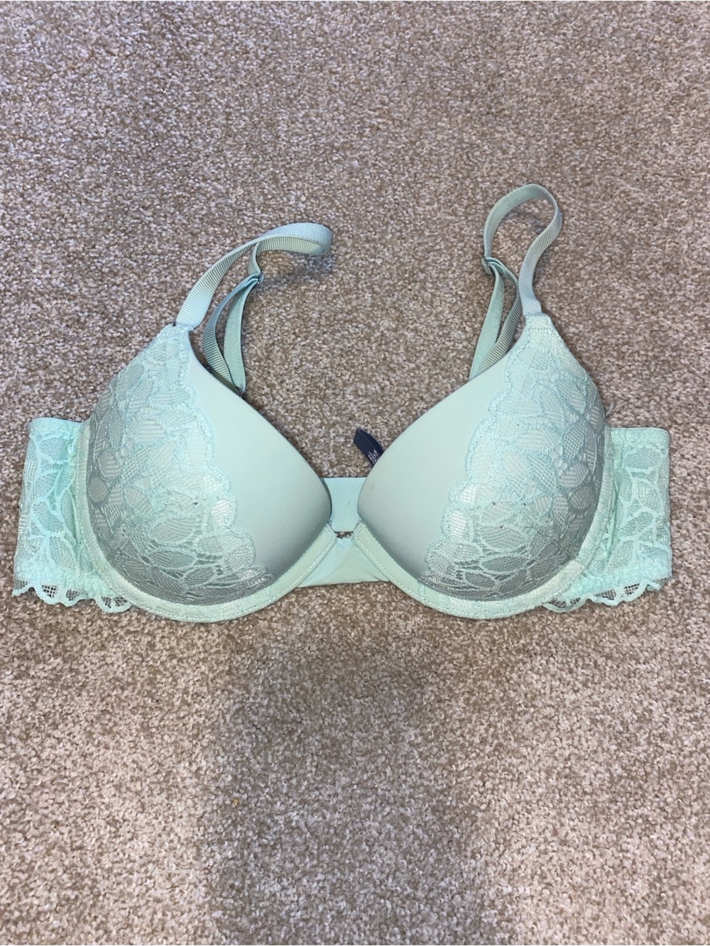 Aerie Turquoise Lace Push Up Bra